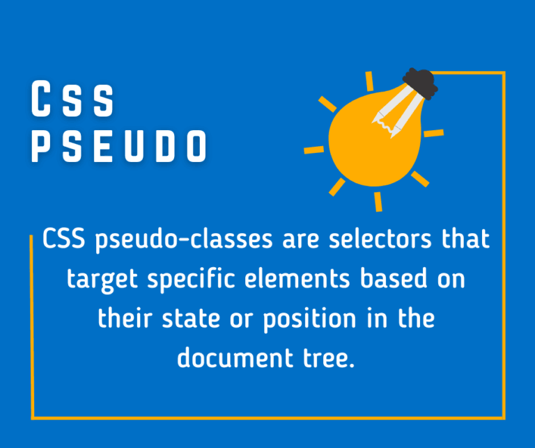 css pseudo selectors