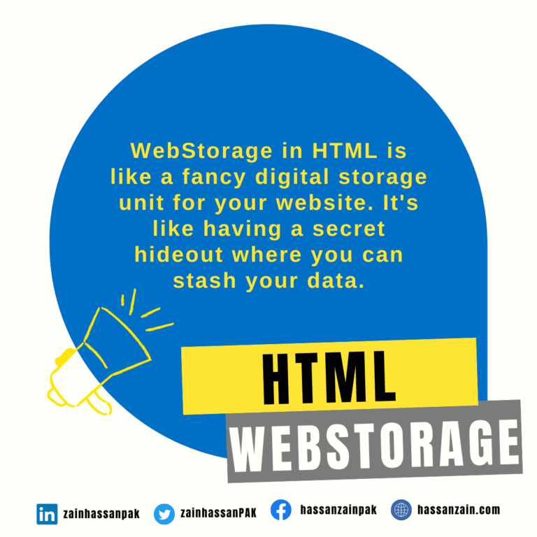 html webstorage