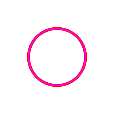 html canvas drawing circle