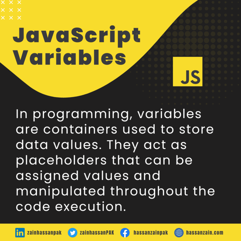 JavaScript Variables