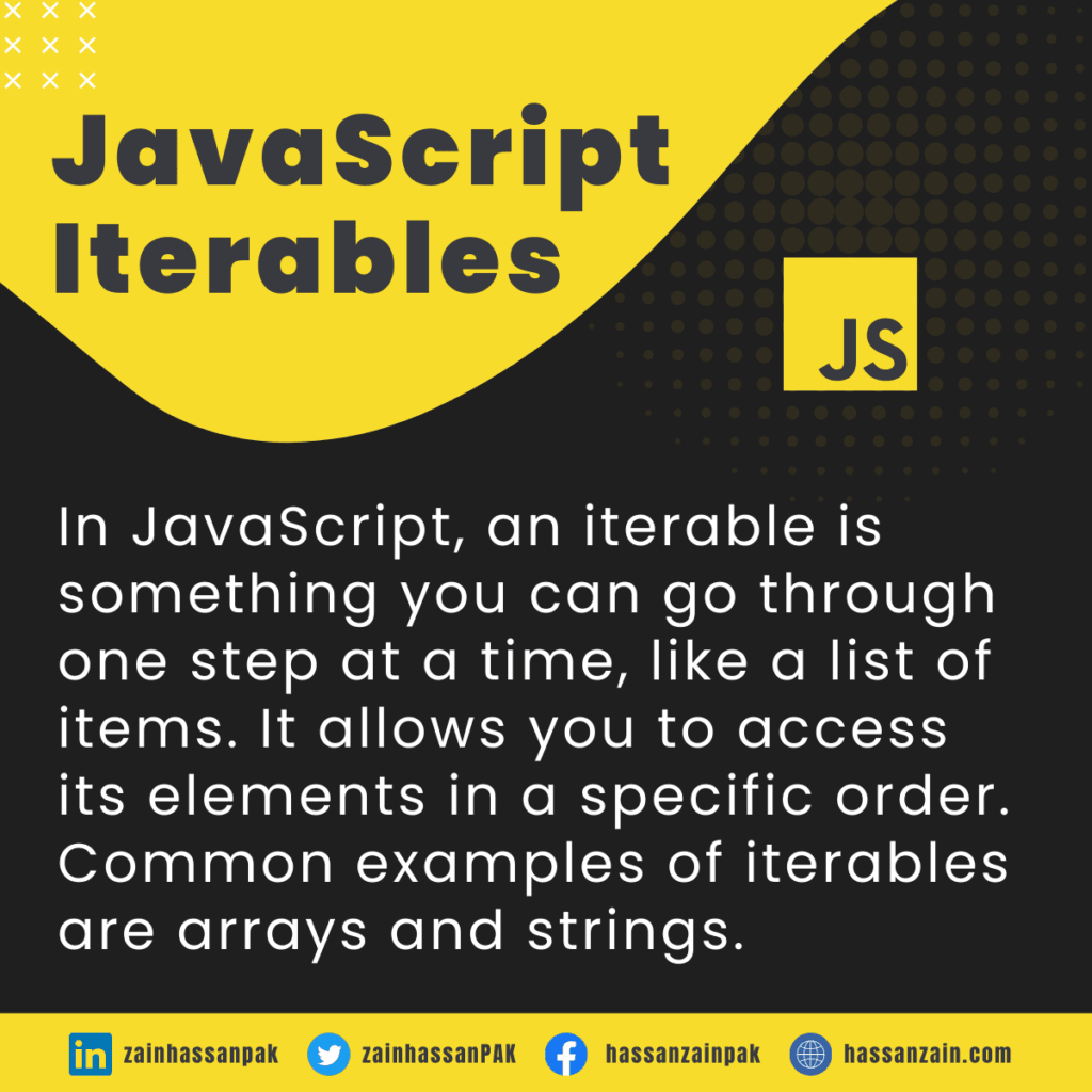 JavaScript Iterables