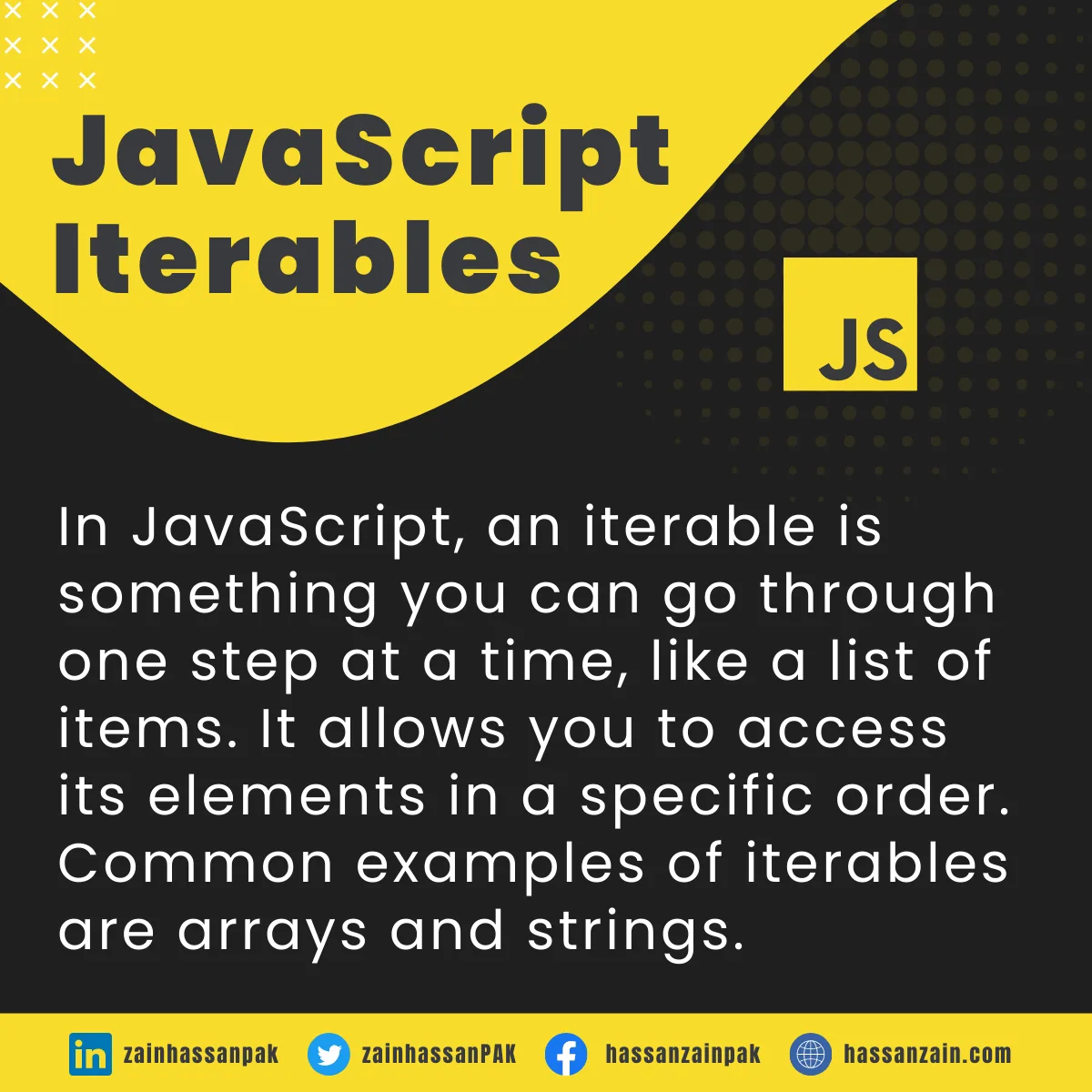 JavaScript Iterables