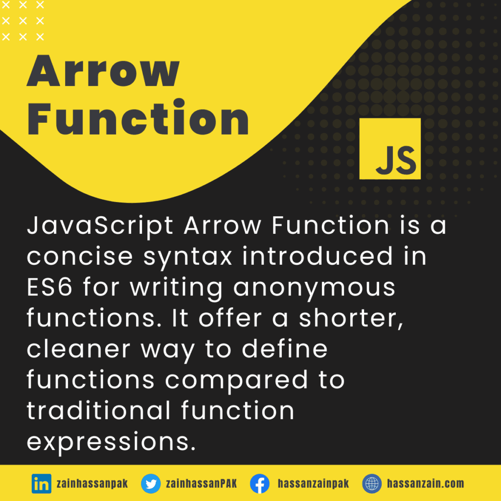 JavaScript arrow function