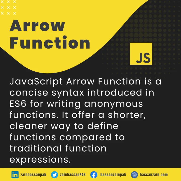 JavaScript arrow function