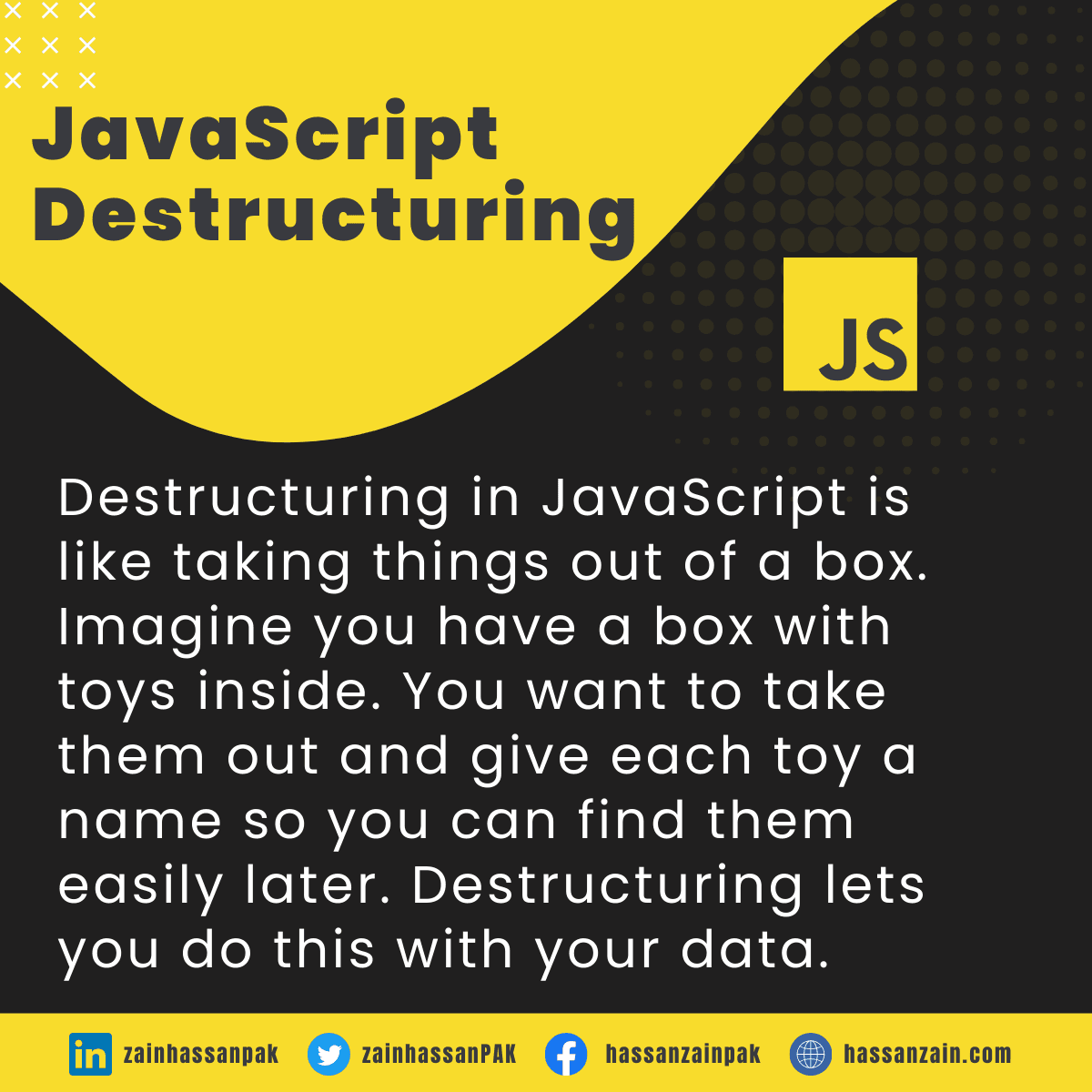 JavaScript destructuring