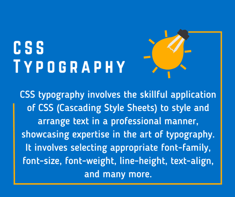 CSS Typography