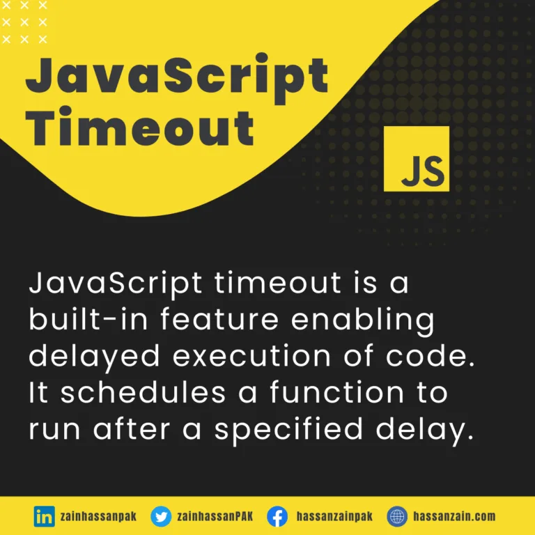 javaScript Timeouts