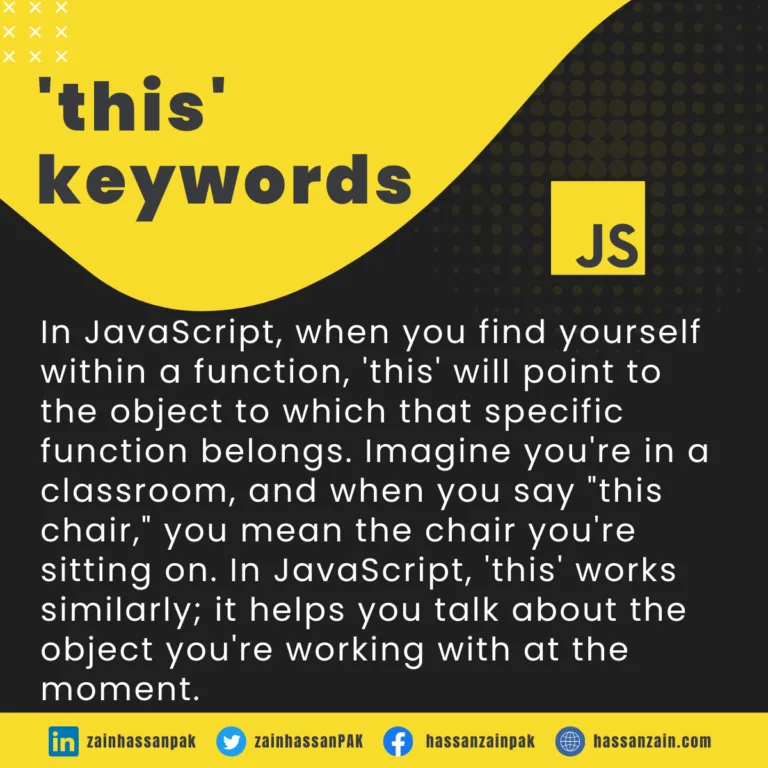 'this' keyword